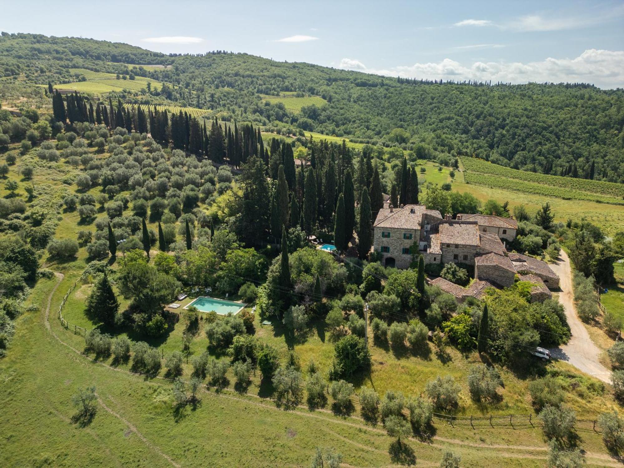 The House , Tuscany And The Pool Villa Castellina in Chianti Exterior photo