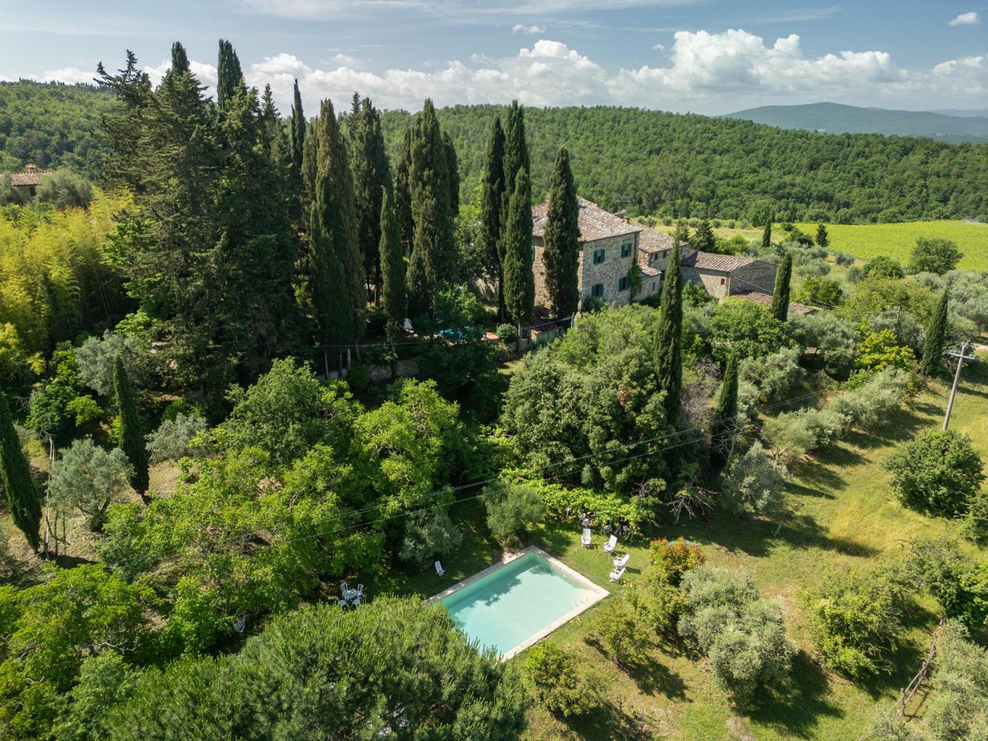 The House , Tuscany And The Pool Villa Castellina in Chianti Exterior photo