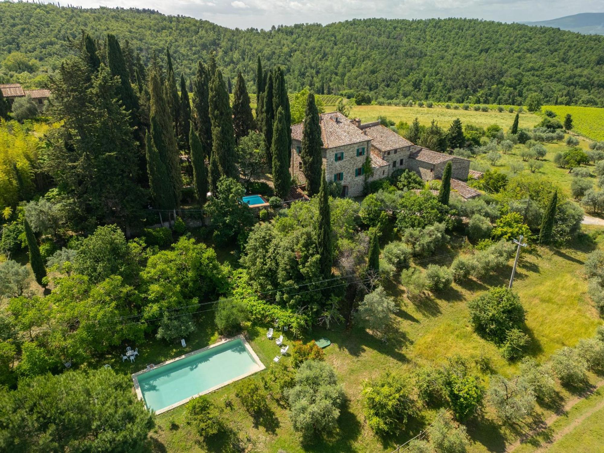 The House , Tuscany And The Pool Villa Castellina in Chianti Exterior photo